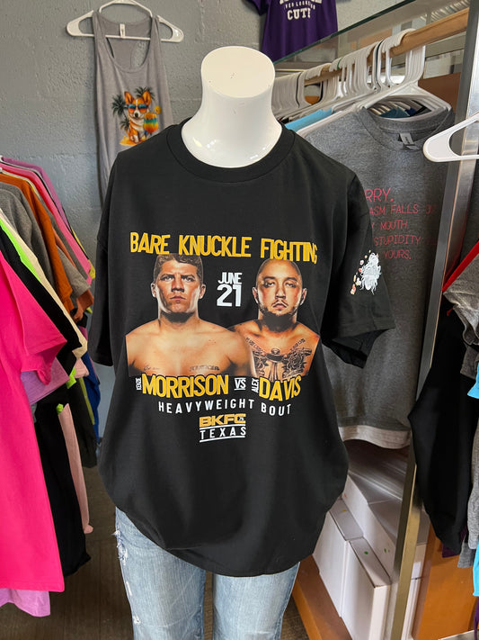 Kenzie Morrison debut fight shirt, unisex Gilden adult