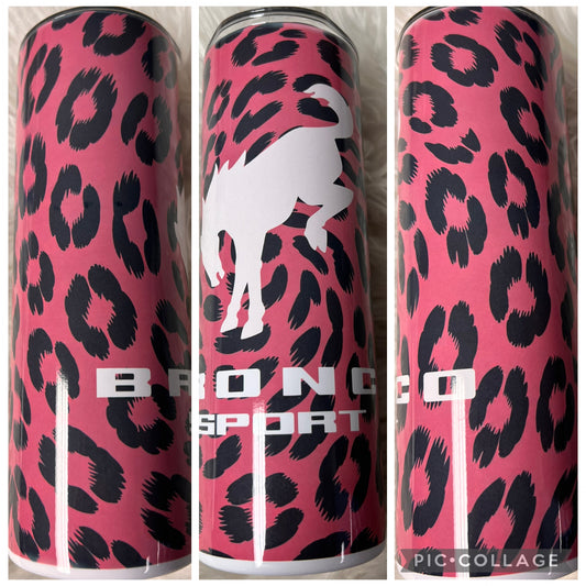 20 ounce metal Tumblr pink sport