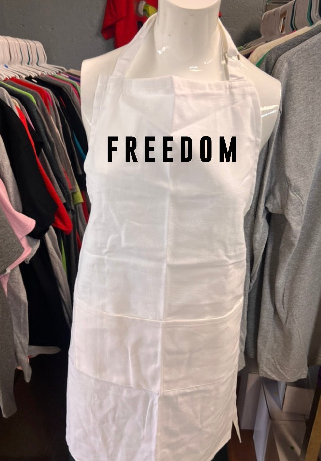 Brand new  apron freedom