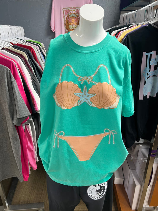New  unisex T-shirt comfort color Brand bikini