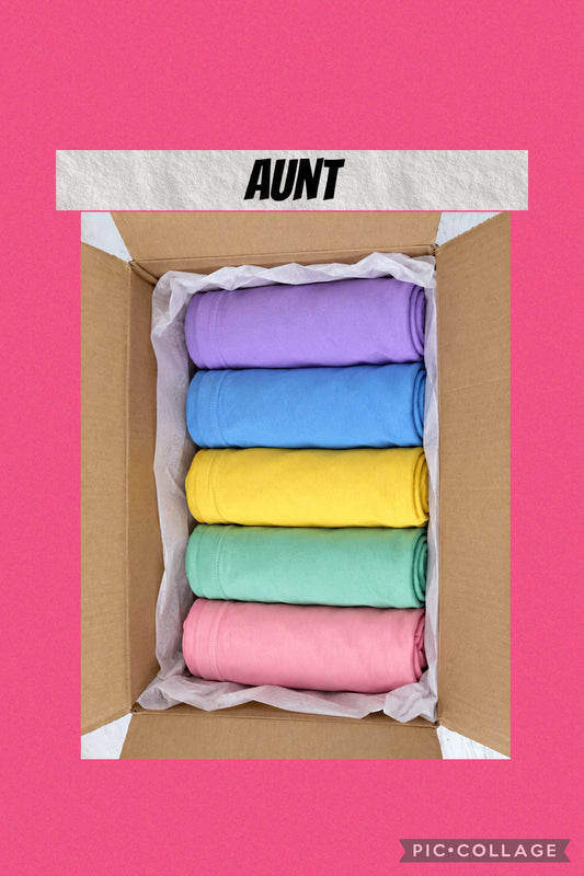 Mystery five T-shirts bundle aunt