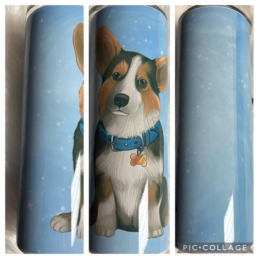 20 ounce Tumblr corgi