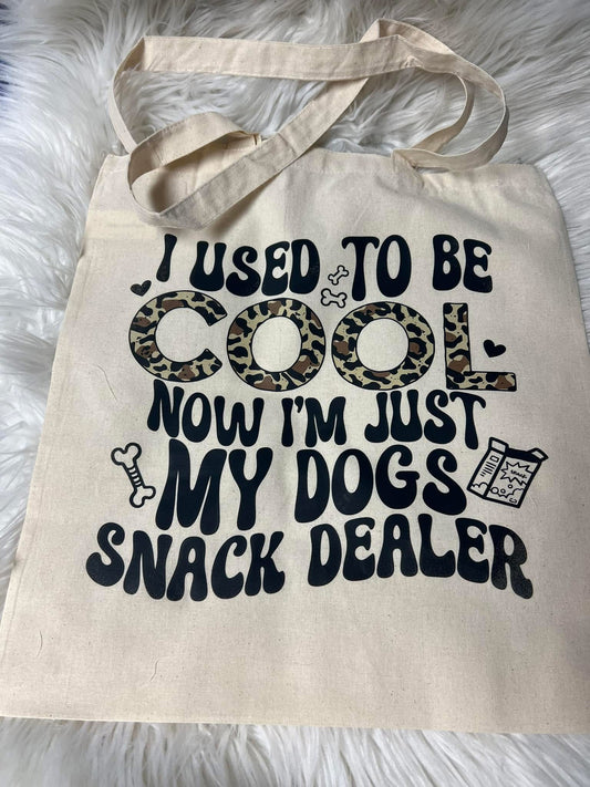 15'' X 16'' Natural Cotton Tote dog snack dealer ￼