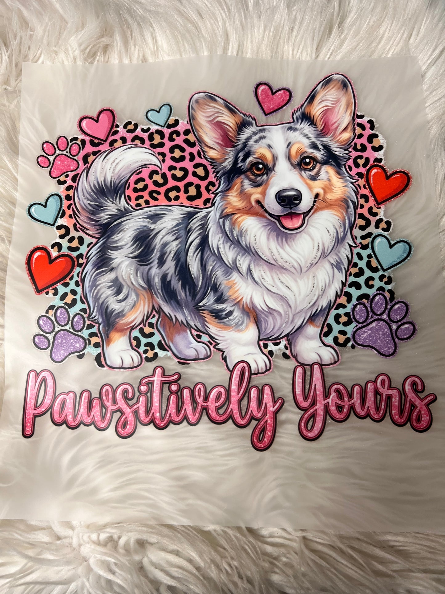 New DTF corgi valentine’s Day ￼