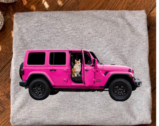 unisex top corgi