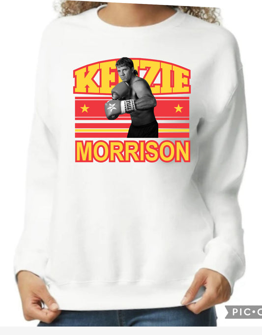 Kenzie Morrison unisex adult, crewneck sweatshirt, Gilden
