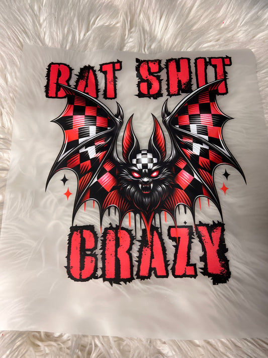 New funny DTF bat shit crazy