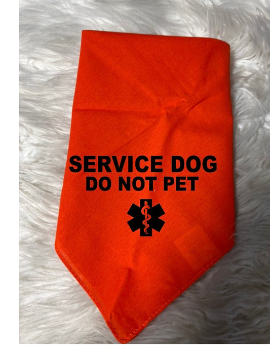 New dog bandanna service dog do not pet