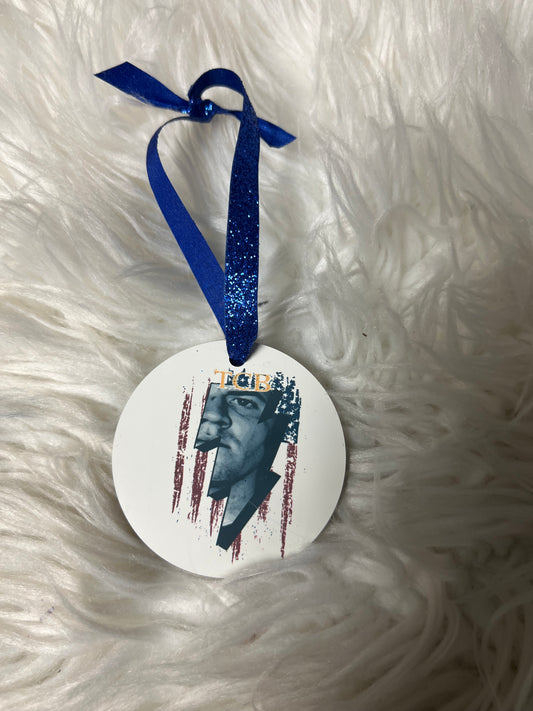 New Christmas ceramic team Kenzie Morrison ornament