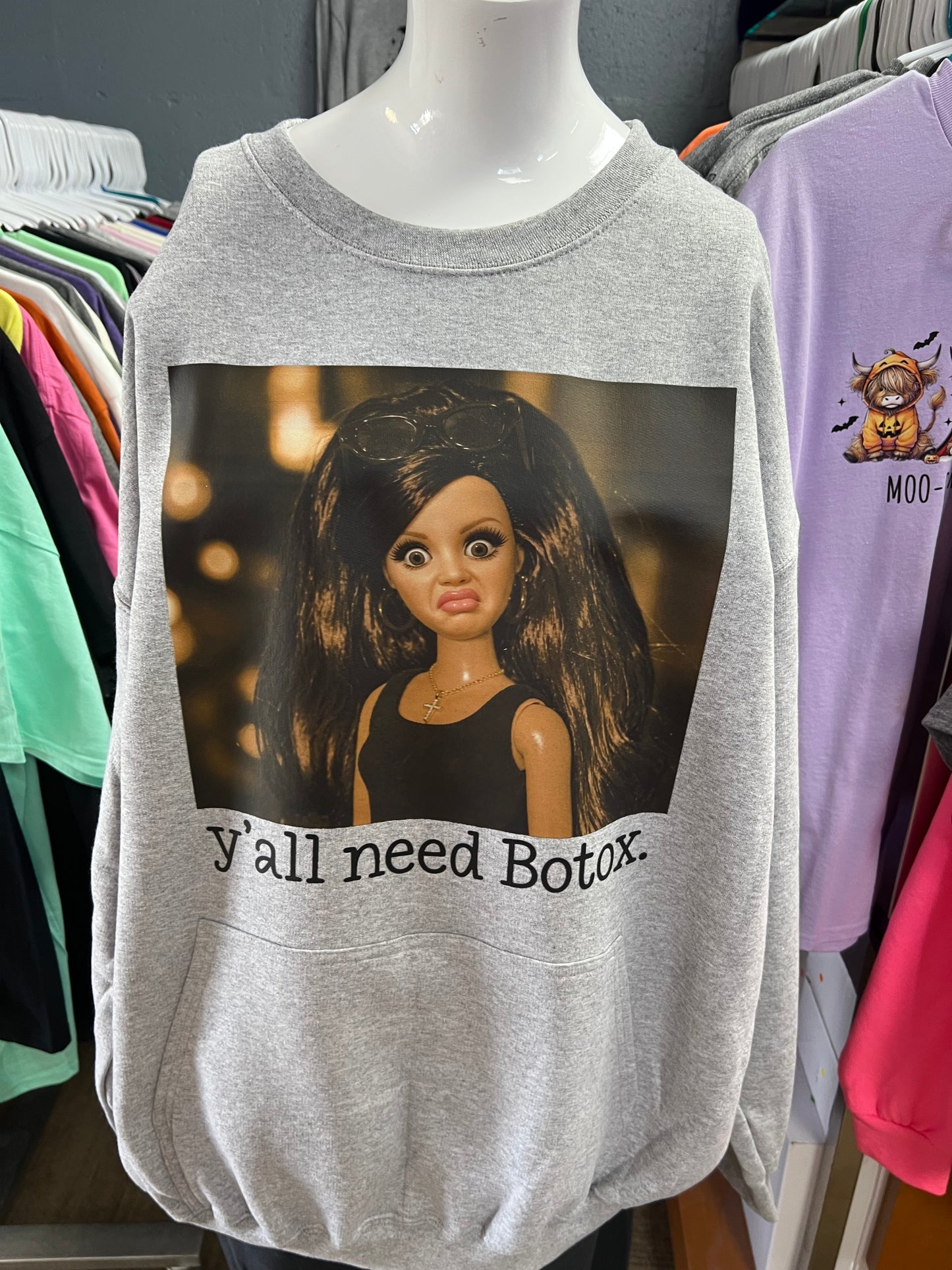 New unisex Botox doll face