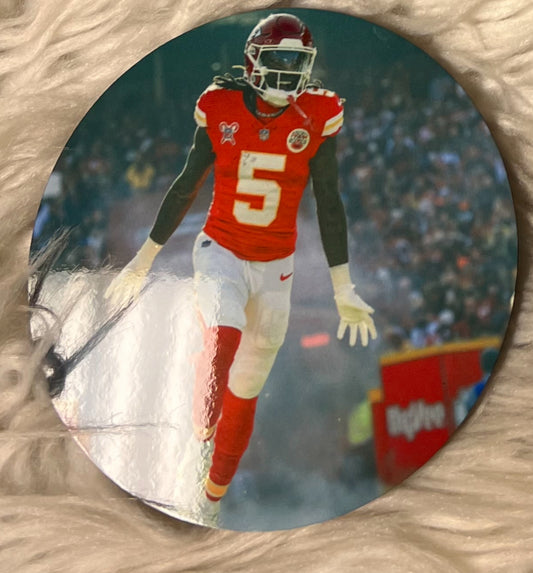 Football cork coasters