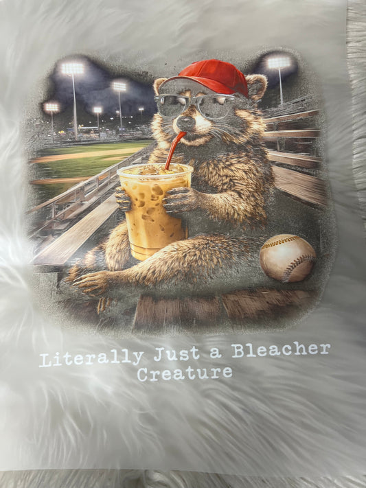 DTF blackout design baseball ￼ literally just a bleacher creature ￼