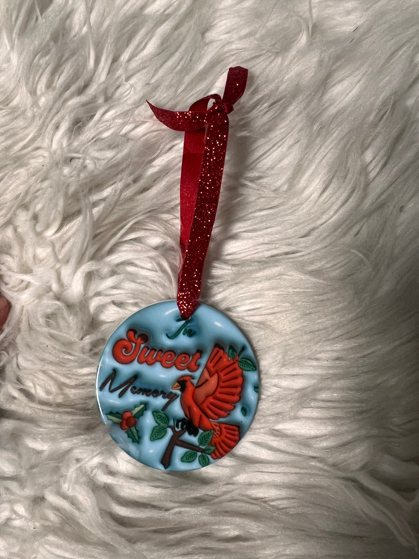 Ceramic Christmas ornament