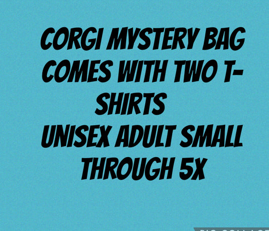 Mystery bag bundle corgi( two T-shirts)