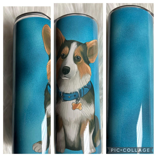 20 ounce Tumblr corgi