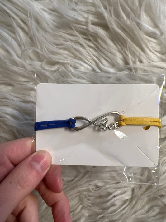 new bracelet blue and yellow