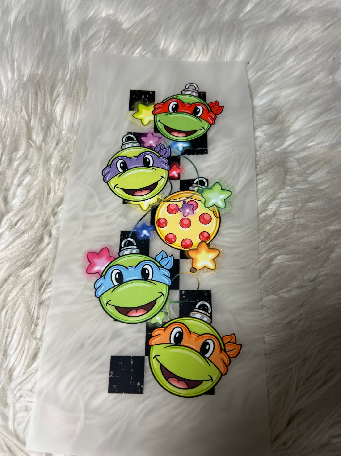 New DTF turtle Christmas
