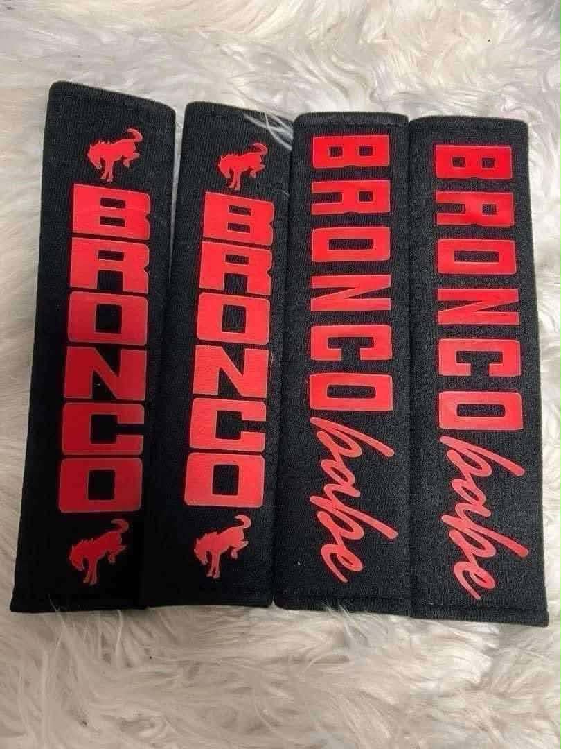 New seatbelt covers set