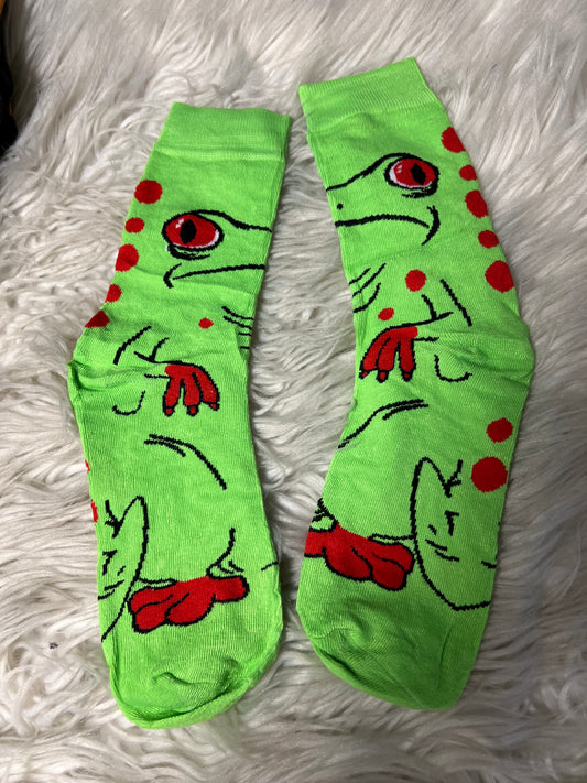 New adult one size graphic socks