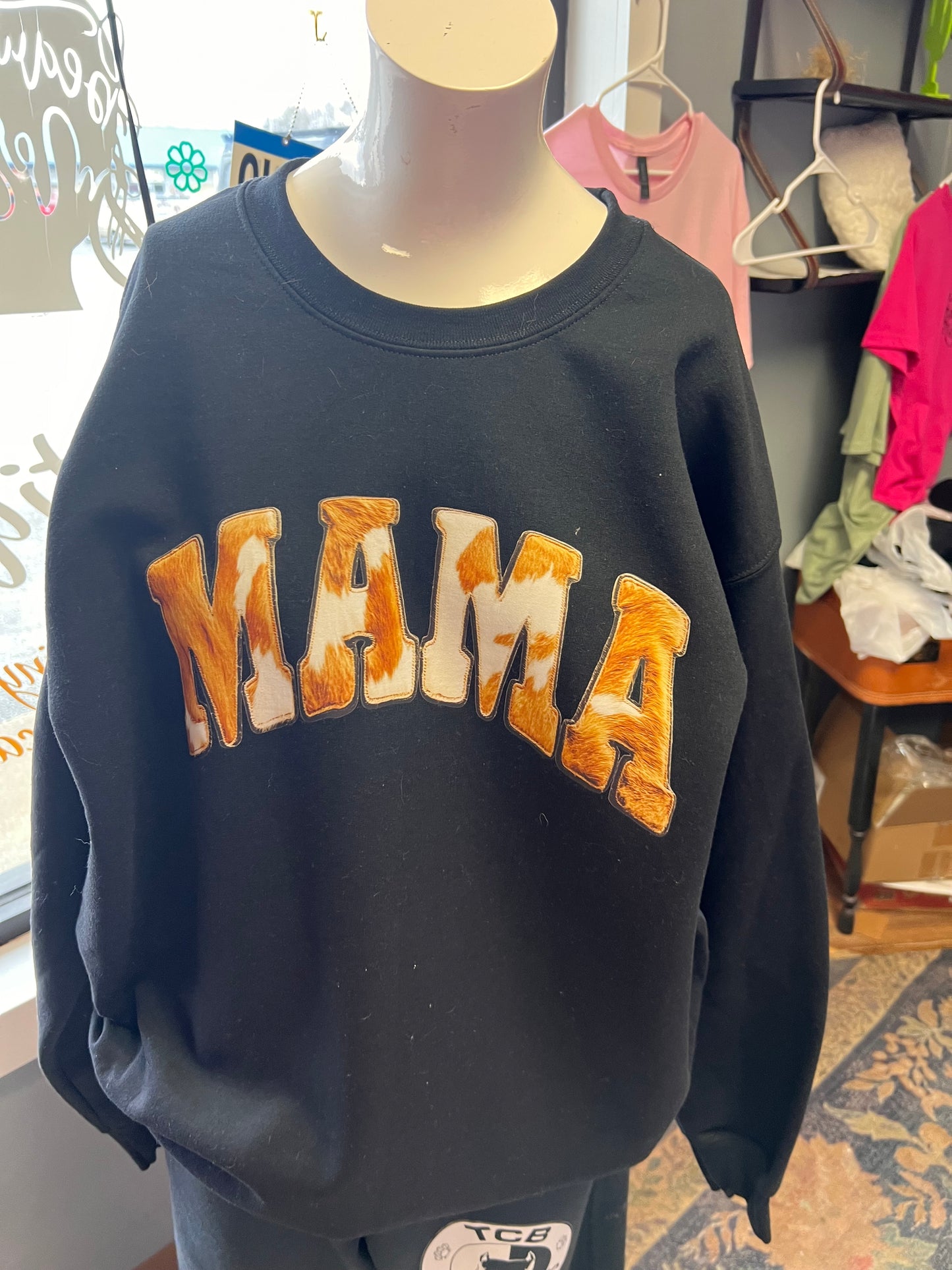 New unisex cow mama