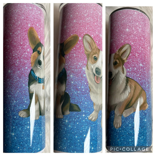 20 ounce Tumblr corgi