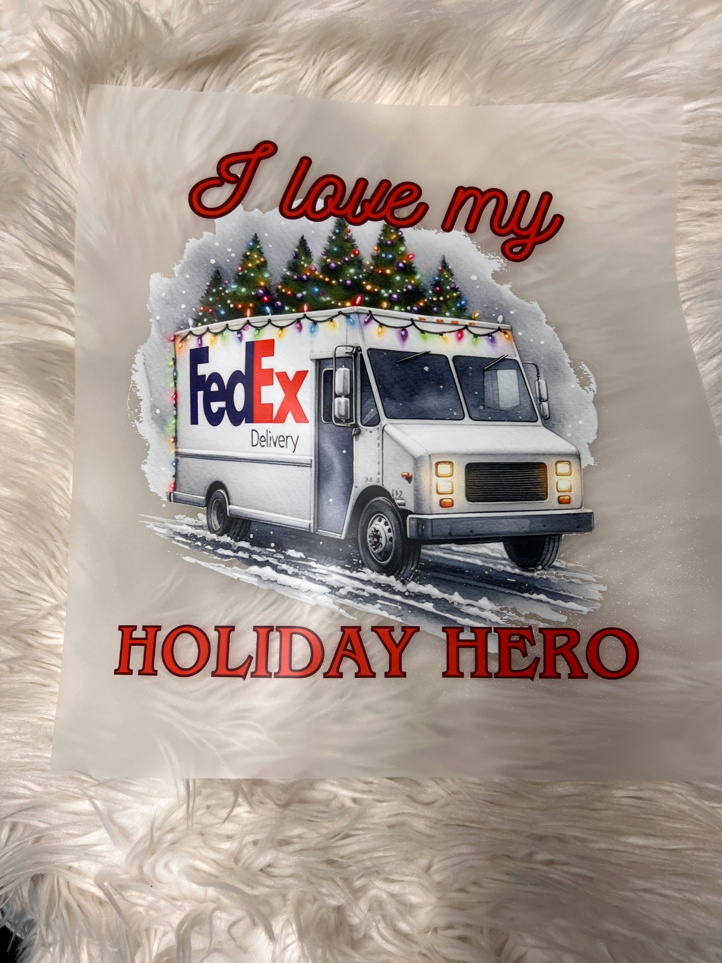 New DTF Christmas fedex