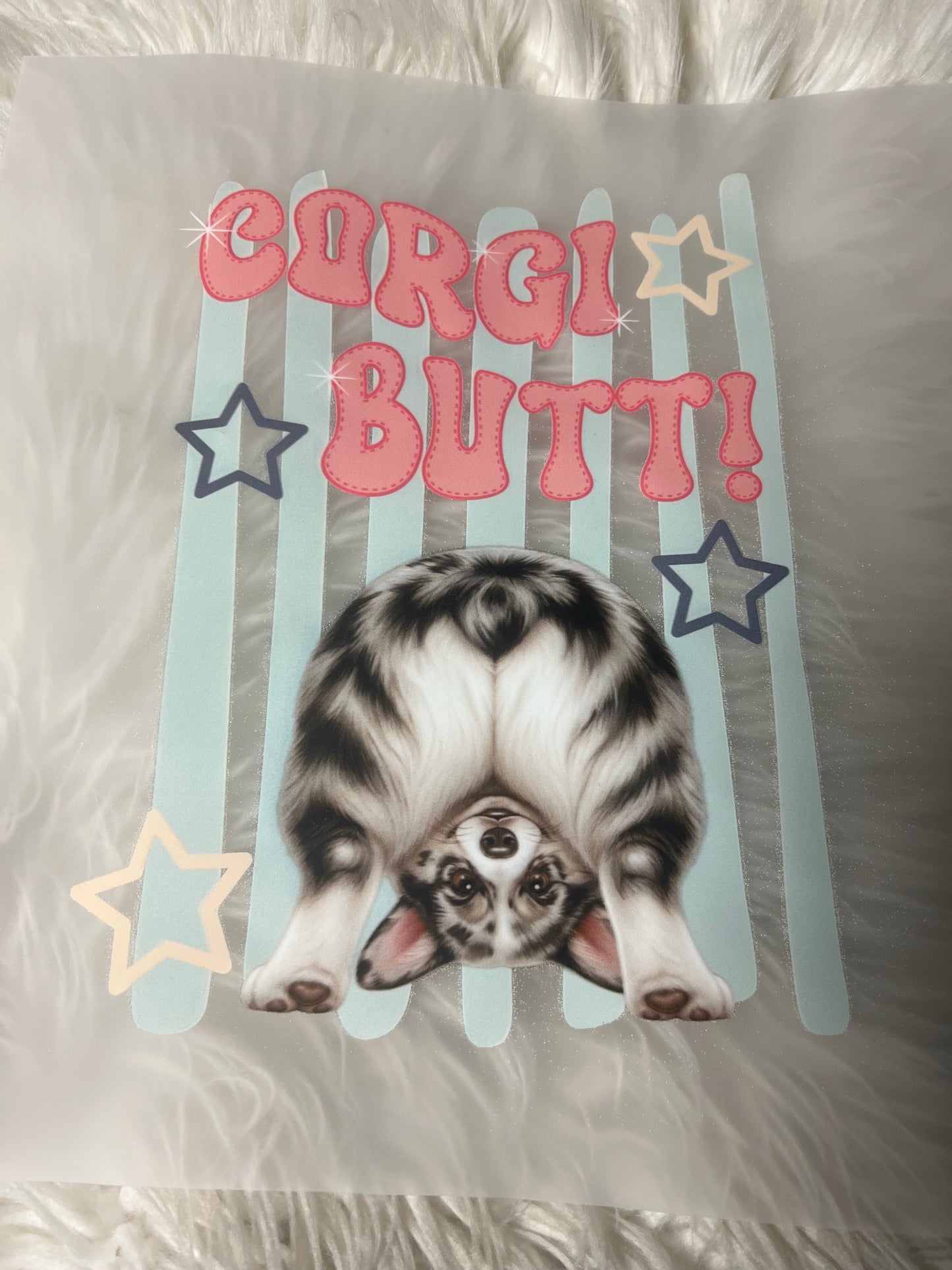New DTF corgi