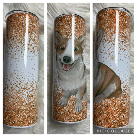 20 ounce Tumblr corgi