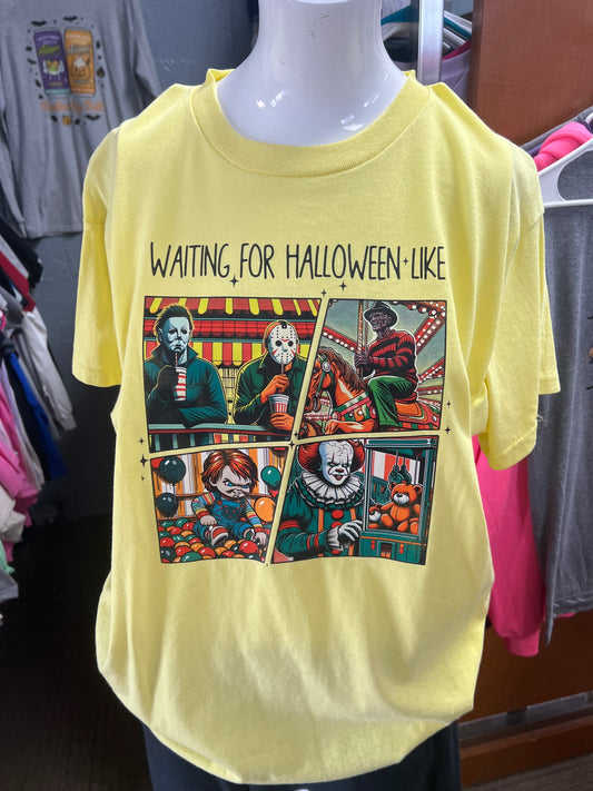 Unisex new T-shirt yellow