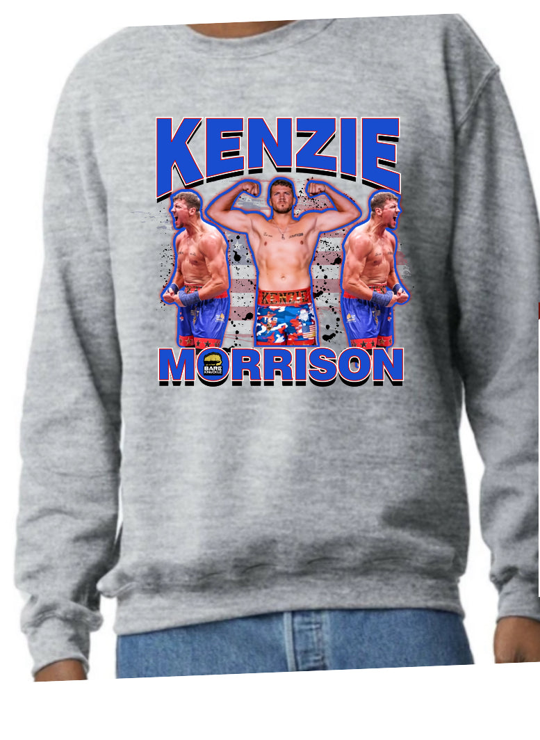 Kenzie Morrison youth crewneck sweatshirt, Gilden