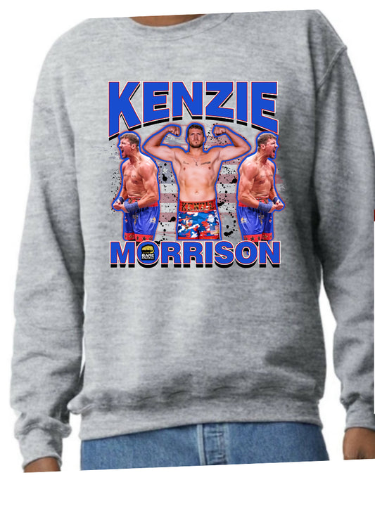 Kenzie Morrison youth crewneck sweatshirt, Gilden