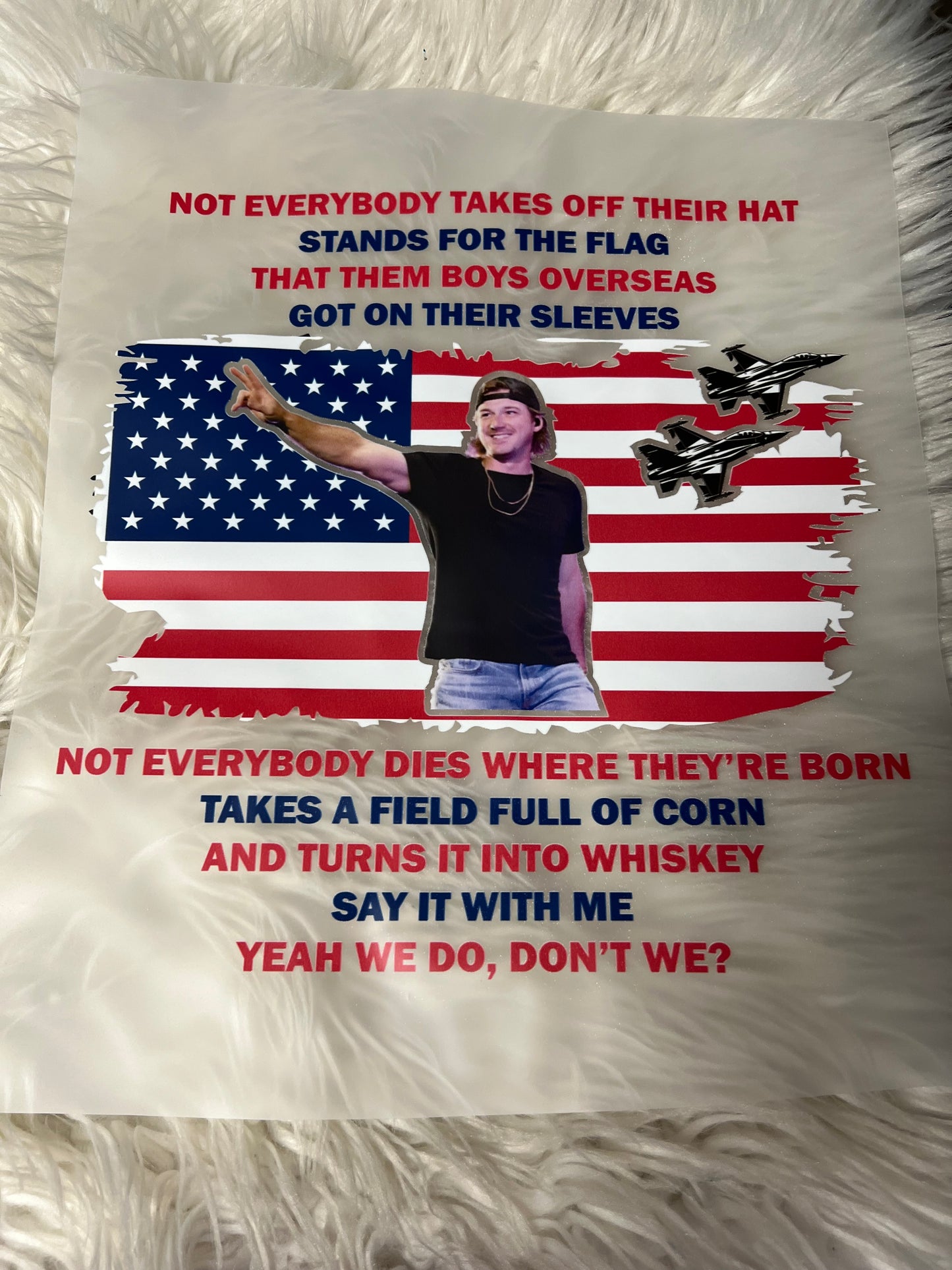 New DTF don’t we country flag