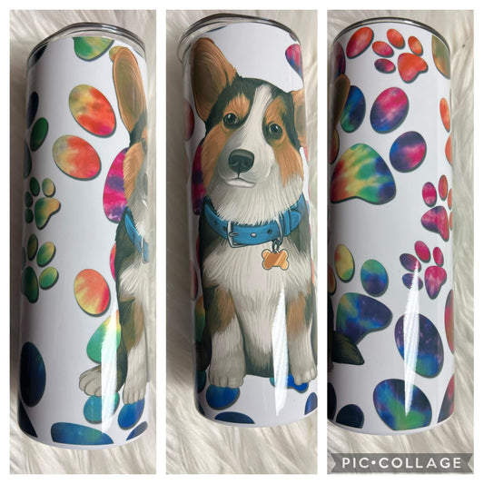20 ounce Tumblr corgi