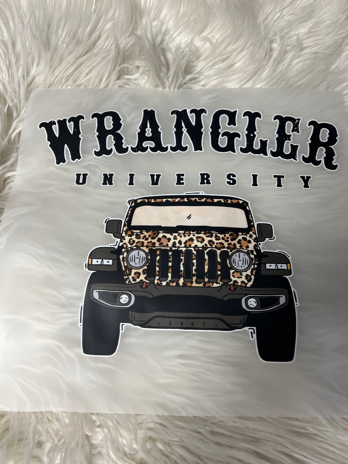 New DTF leopard university ￼