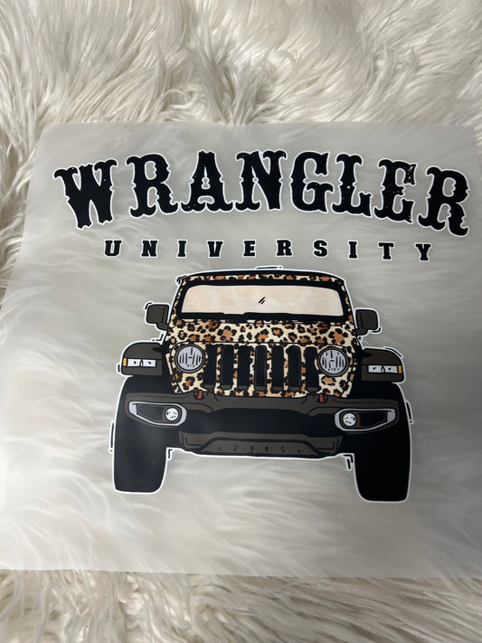 New DTF leopard university ￼