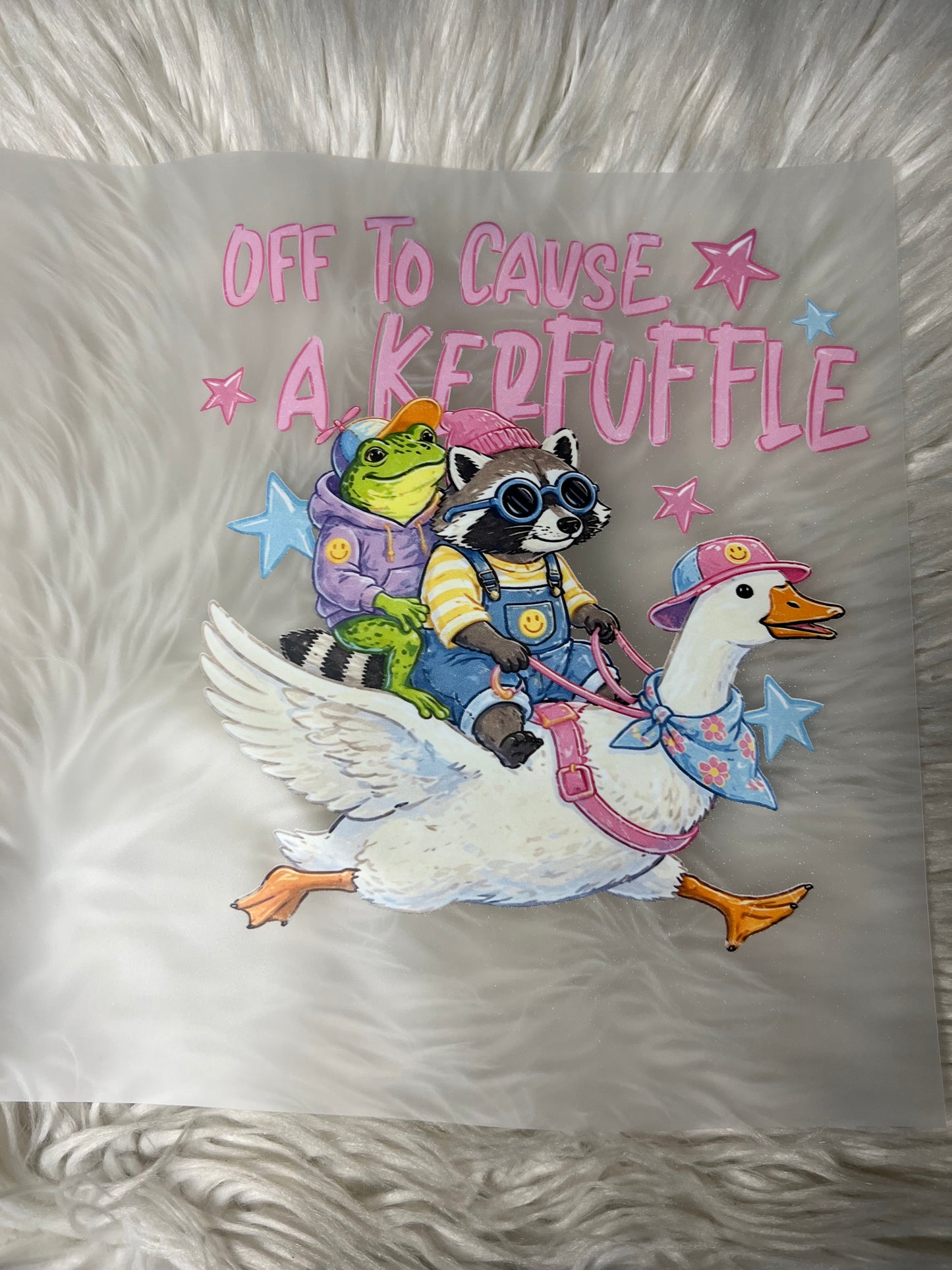 New DTF going to cause a raccoon goose, frog ￼ ￼