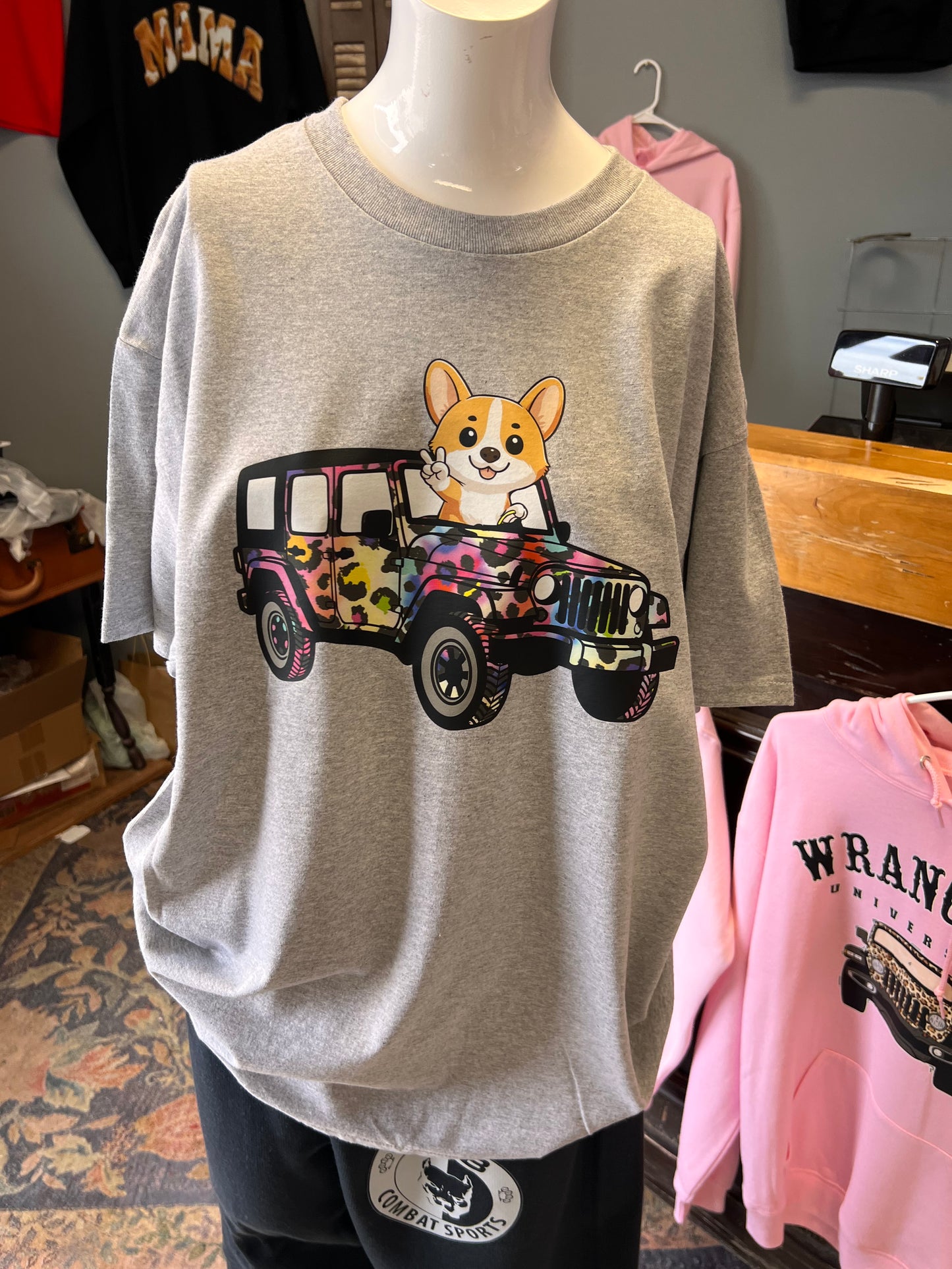 New unisex multicolored leopard with cute dog ￼