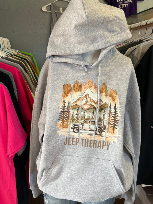 unisex  4 x 4 hoodie gray