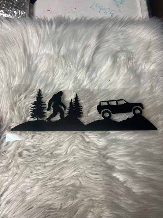 (Copy) Sasquatch car decal