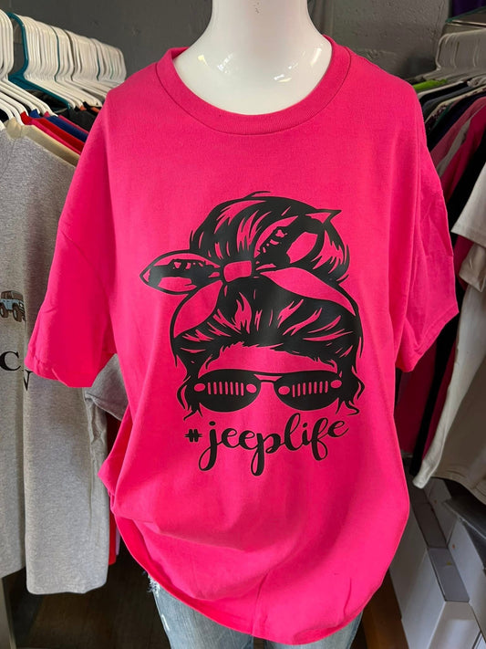 New  unisex T-shirt 4 x 4 pink
