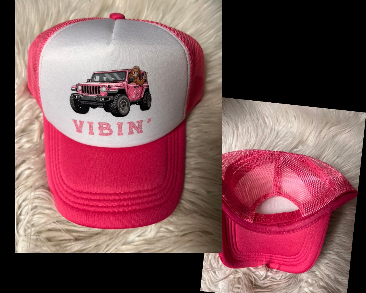 New hat pink Sasquatch