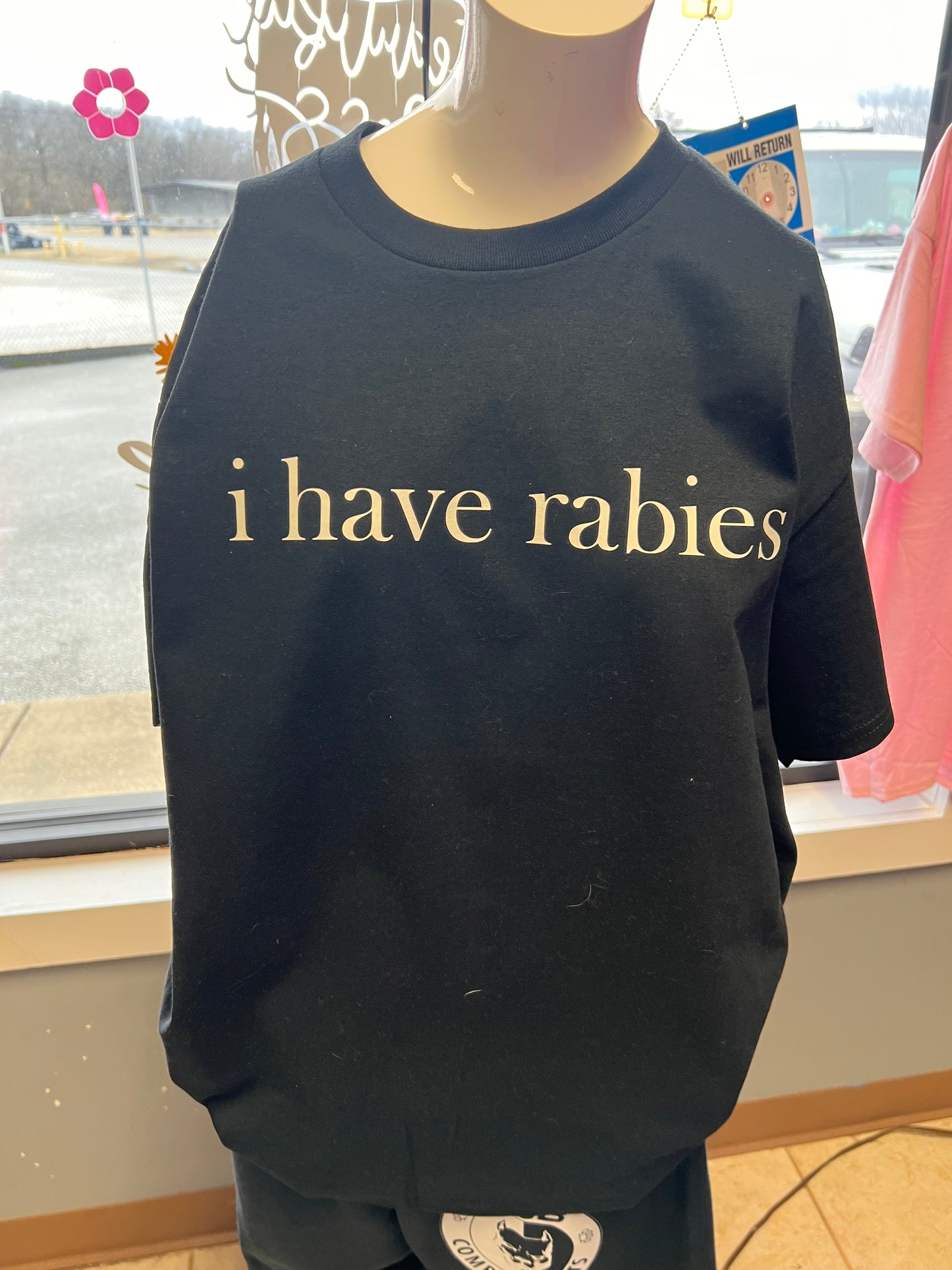 New unisex I have rabies ￼