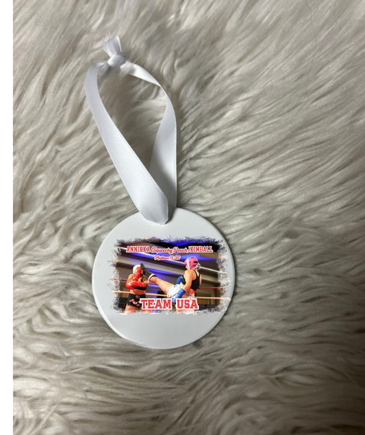 Ceramic Christmas ornament kimball