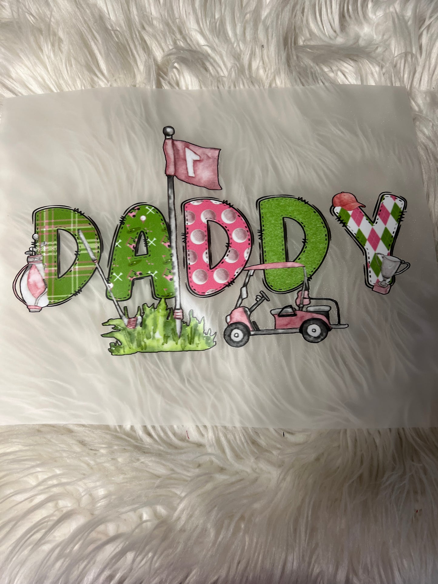 New DTF dad  golf