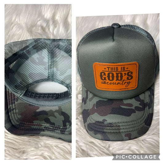 New hat green country camo this is God‘s country
