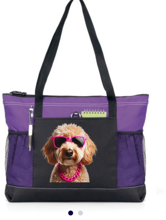 New tote bag poodle/doodle