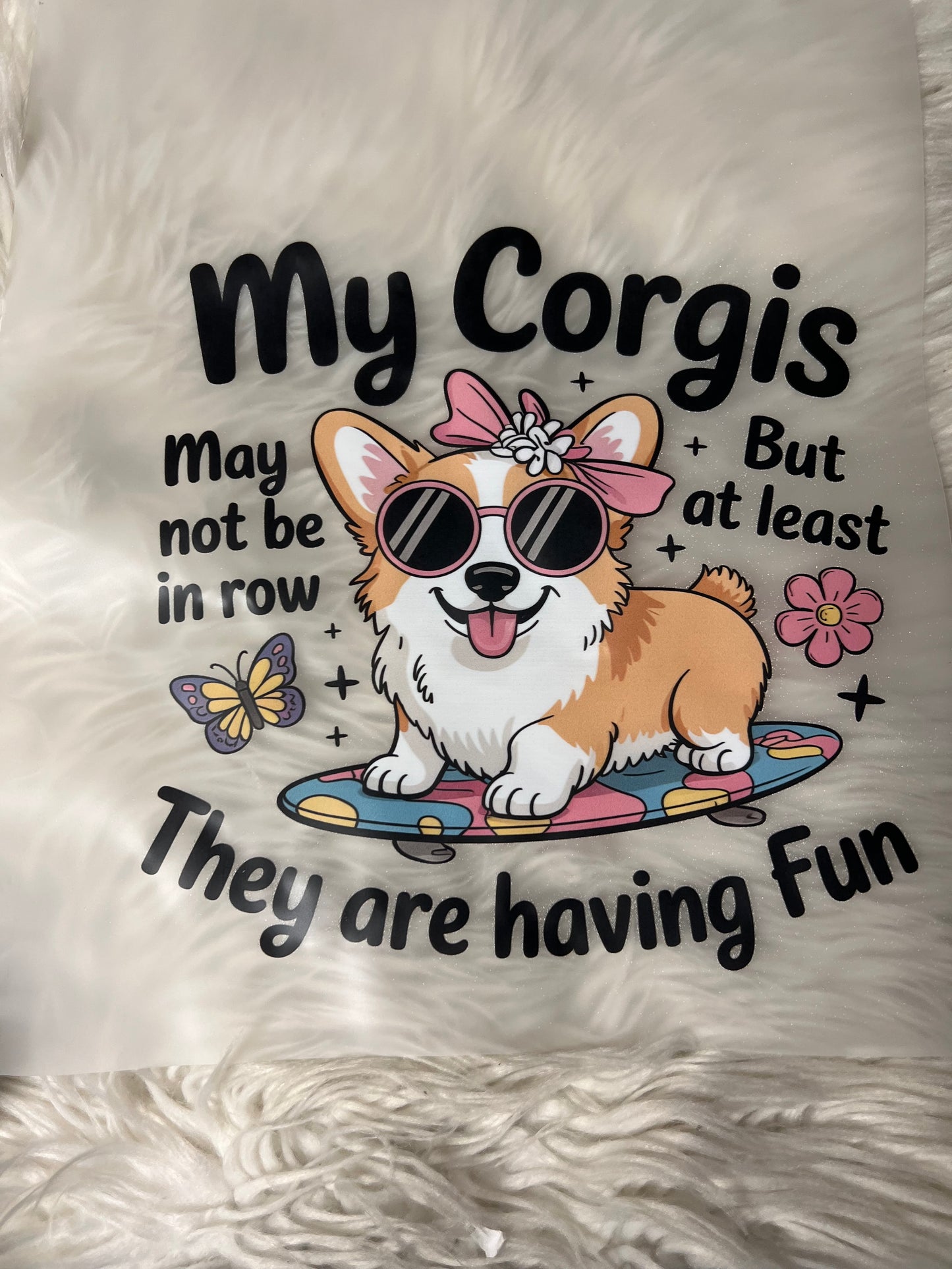 New DTF corgi
