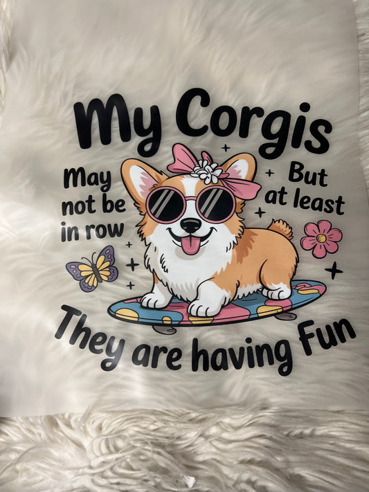 New DTF corgi