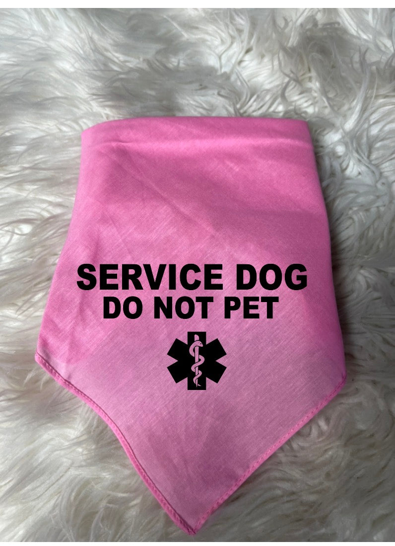 New dog bandanna service dog do not pet