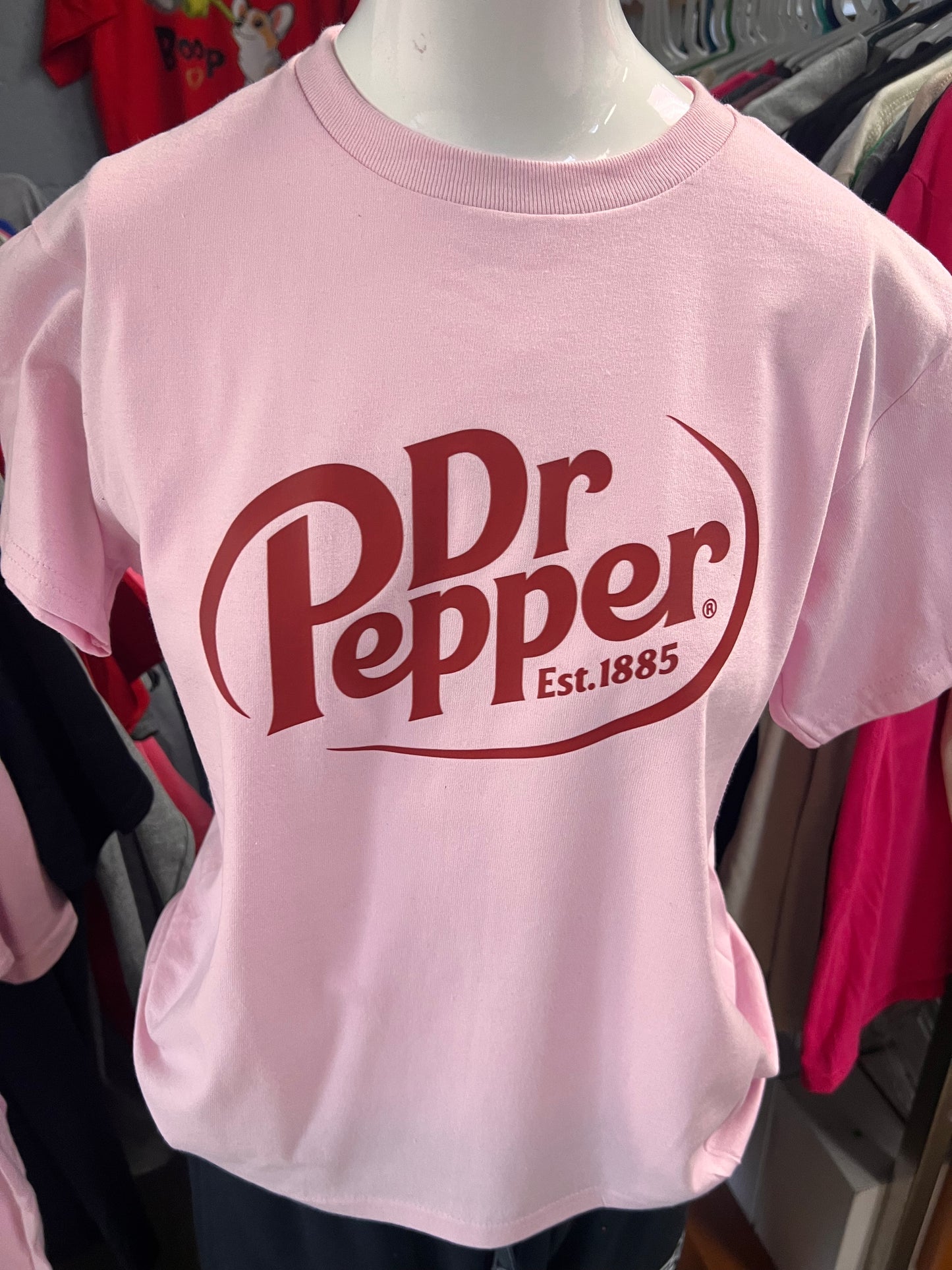 New unisex light pink soda